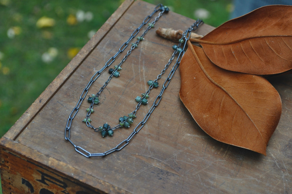 Jade | Wild Oats Necklace | Made to Order - cameraSHY cove