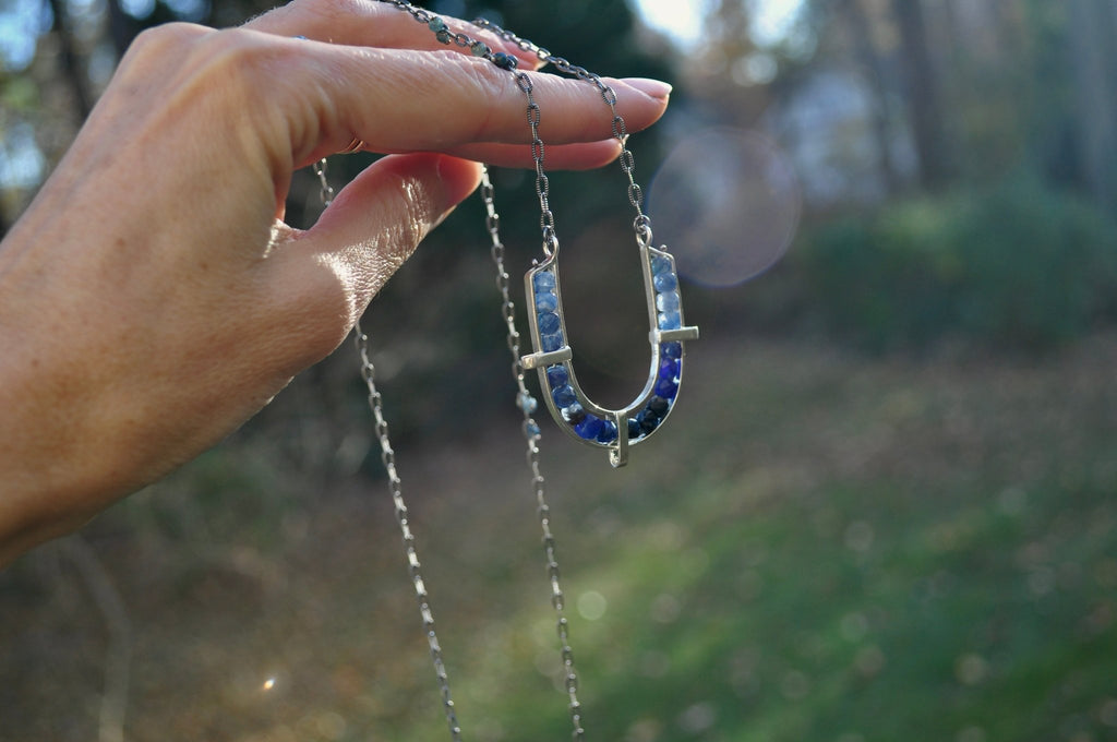 Kyanite | Ravine Necklace | Made to order - cameraSHY cove