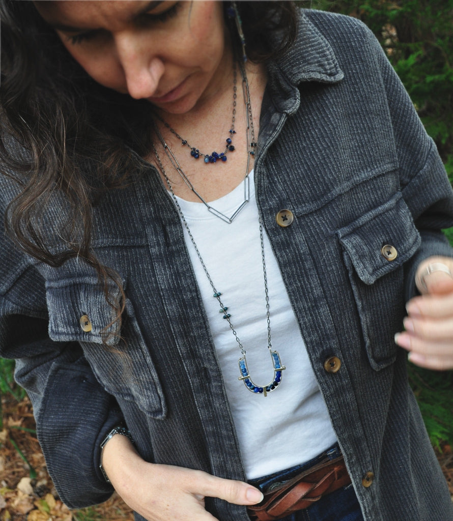 Kyanite | Ravine Necklace | Made to order - cameraSHY cove