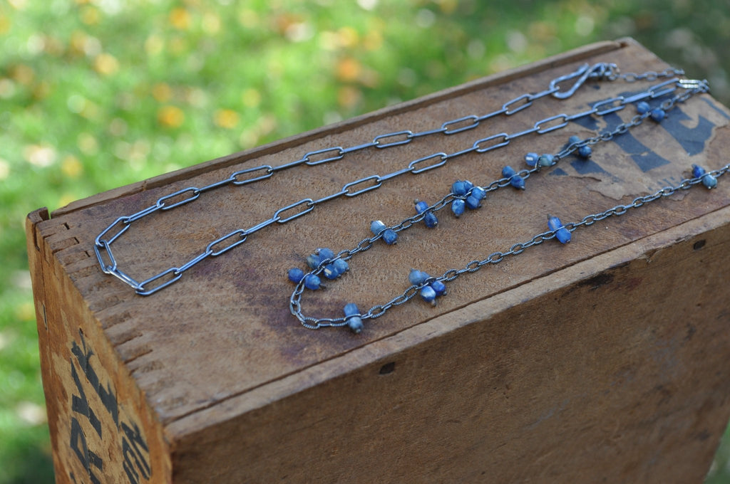 Kyanite | Wild Oats Necklace | Made to Order - cameraSHY cove