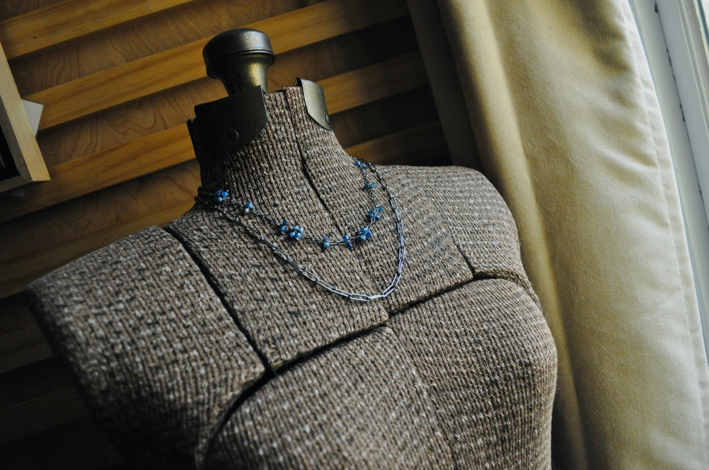 Kyanite | Wild Oats Necklace | Made to Order - cameraSHY cove