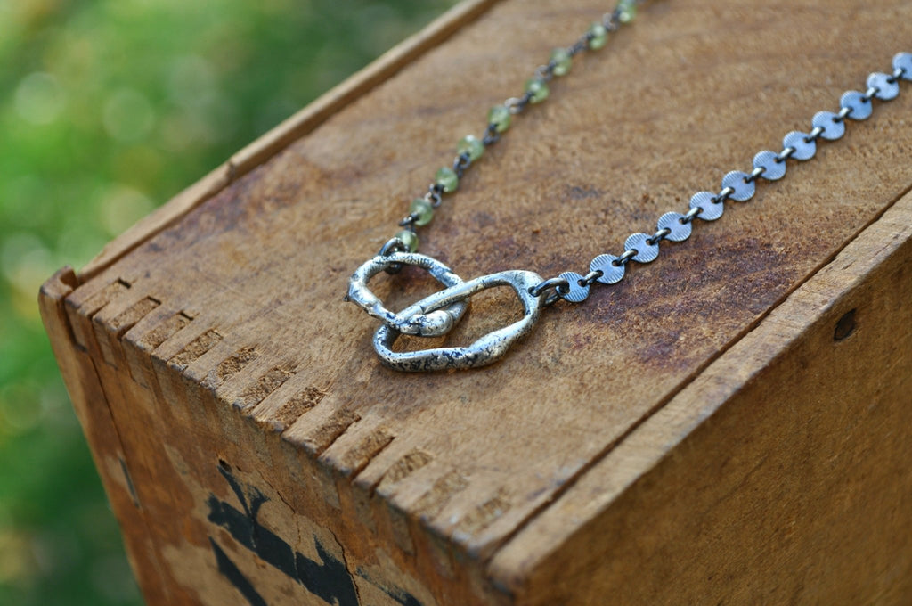 Peridot Linx Necklace | Ready to ship - cameraSHY cove