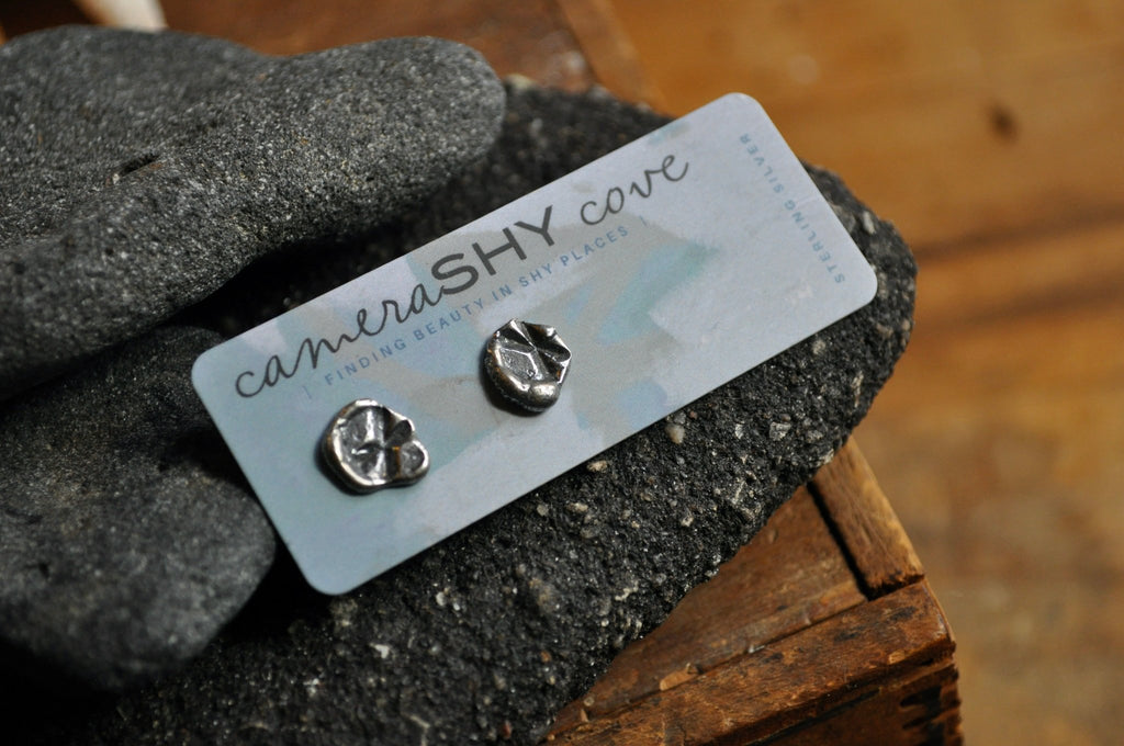 Puddle studs No.1 | Ready to Ship - cameraSHY cove