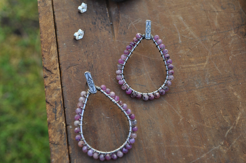 Ruby | Dune Earrings | Ready to Ship - cameraSHY cove