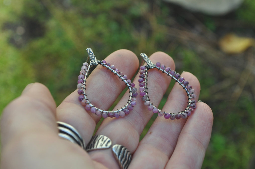 Ruby | Dune Earrings | Ready to Ship - cameraSHY cove