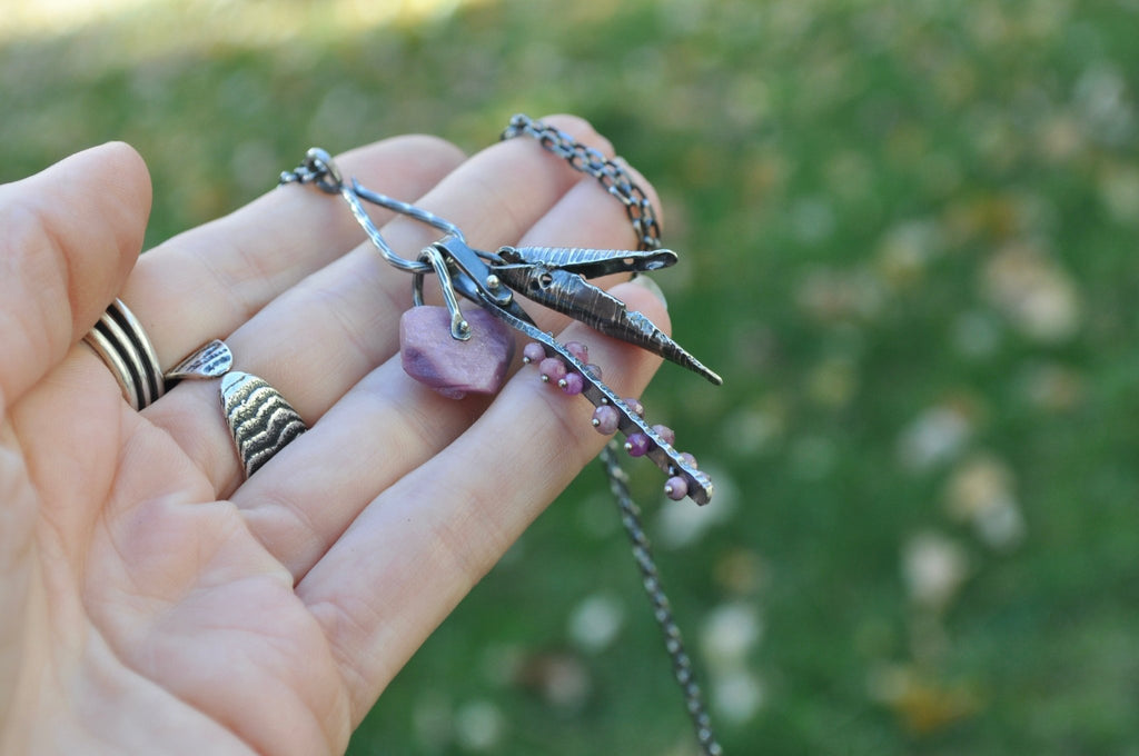 Ruby Keeper Necklace | Ready to ship - cameraSHY cove