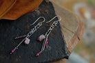Ruby | Link Earrings | Ready to Ship - cameraSHY cove