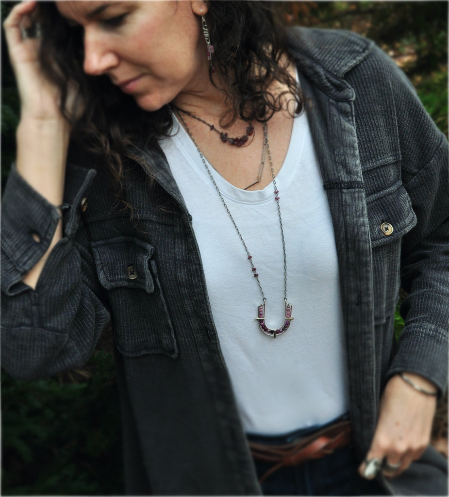 Ruby | Ravine Necklace | Ready to Ship - cameraSHY cove