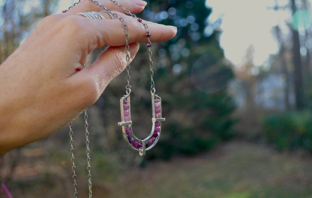 Ruby | Ravine Necklace | Ready to Ship - cameraSHY cove