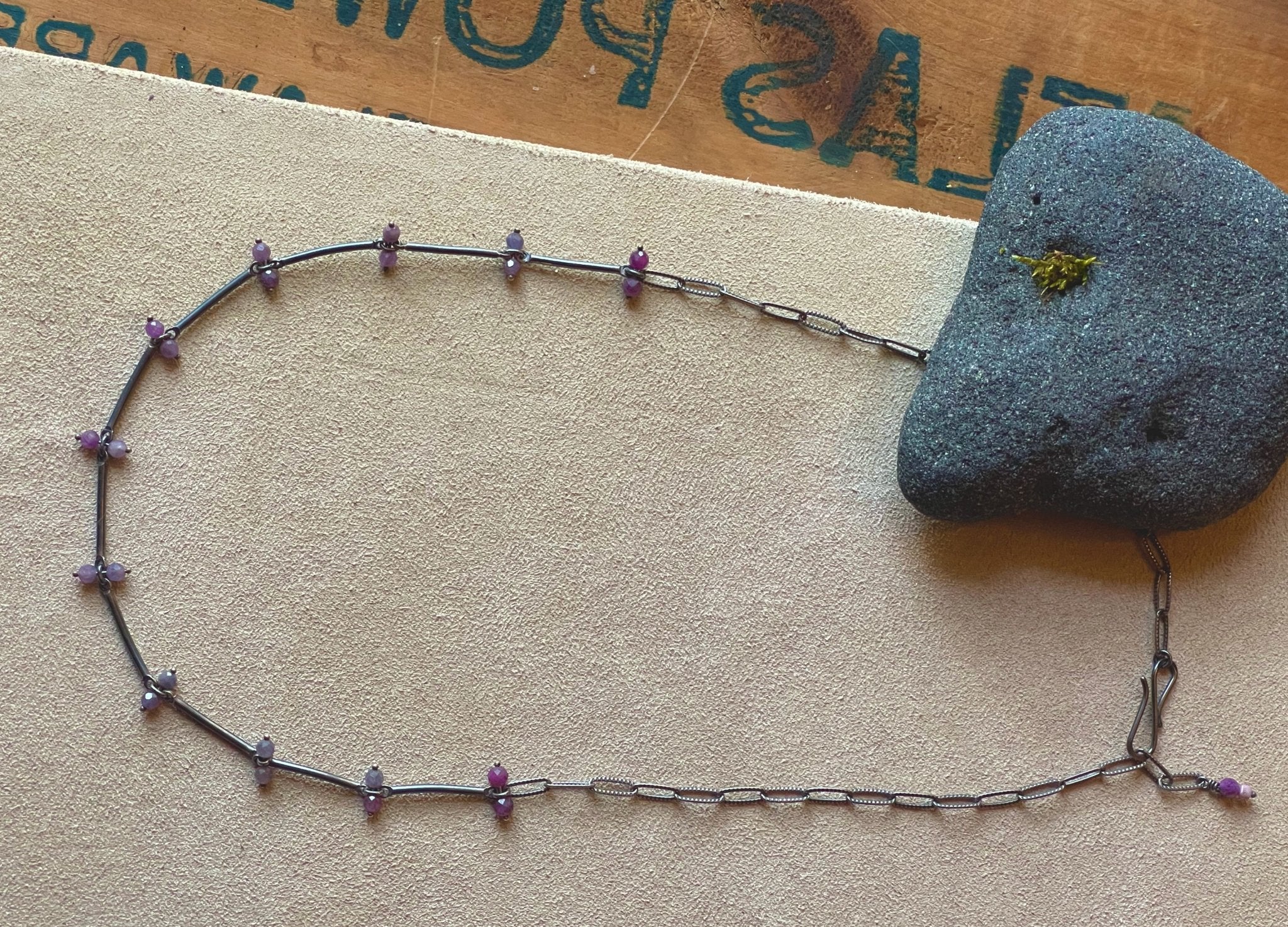 Ruby | Stix Necklace | Ready to Ship - cameraSHY cove