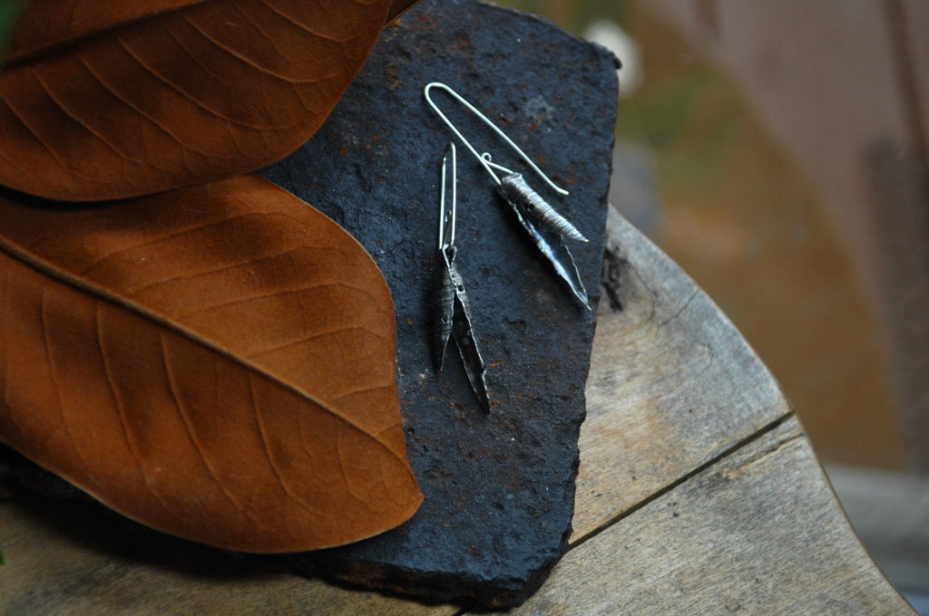 Seed Pod Earrings No. 1 | Ready to Ship - cameraSHY cove