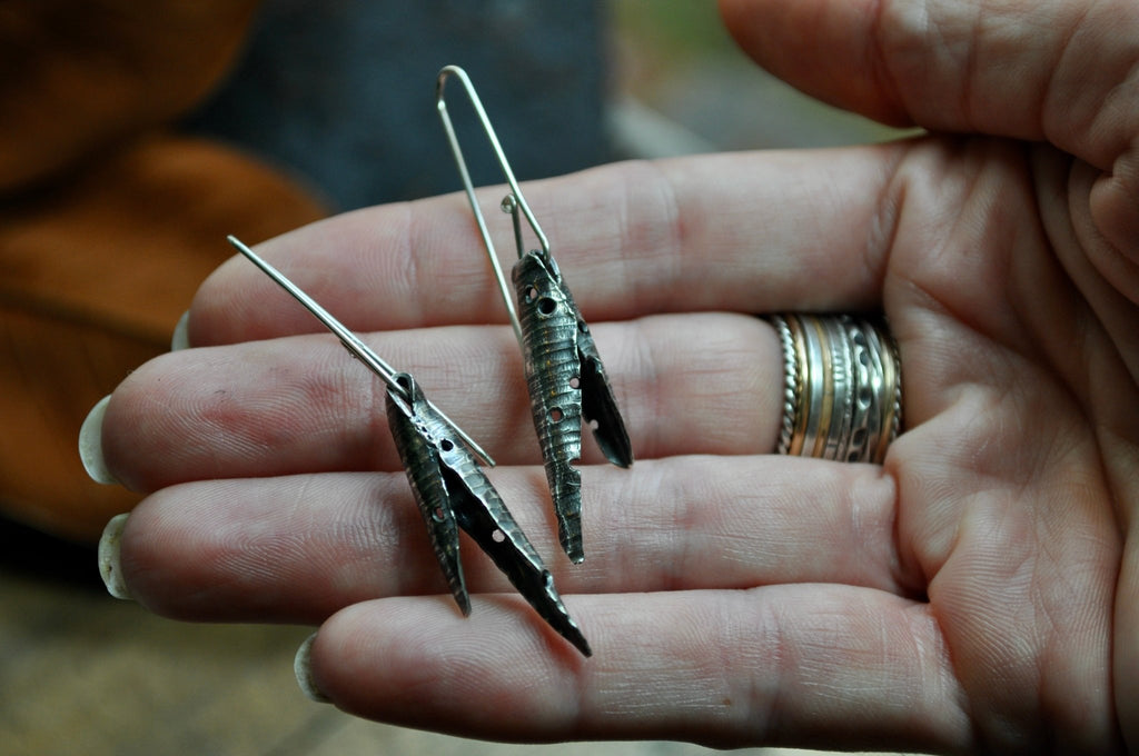 Seed Pod Earrings No. 1 | Ready to Ship - cameraSHY cove