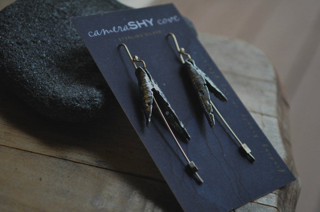 Seed Pod Earrings No. 2 | Ready to Ship - cameraSHY cove