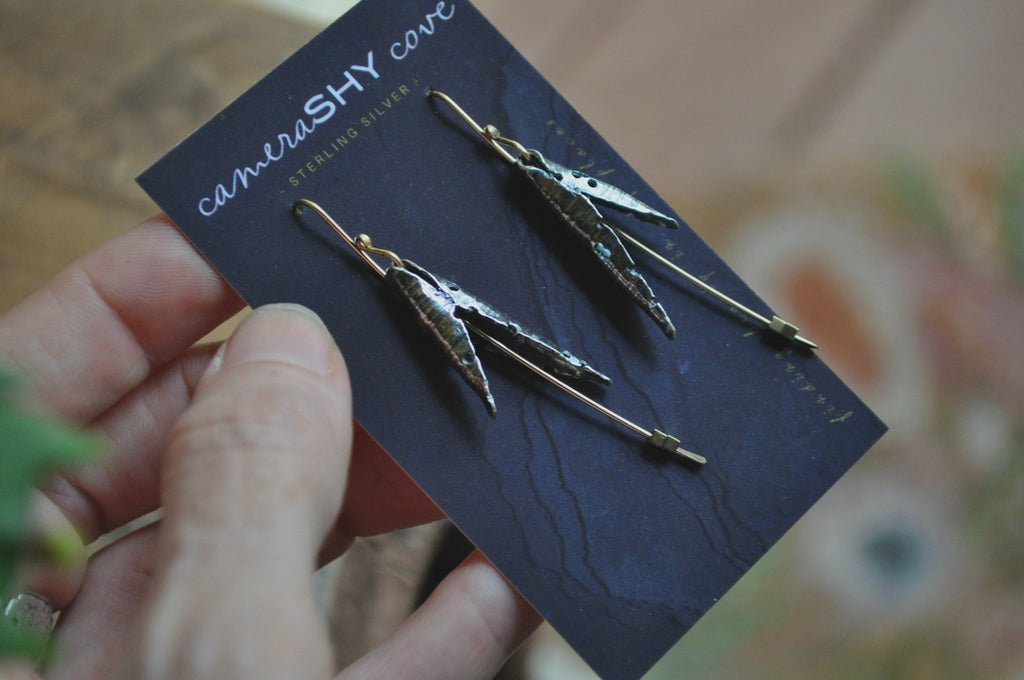 Seed Pod Earrings No. 2 | Ready to Ship - cameraSHY cove