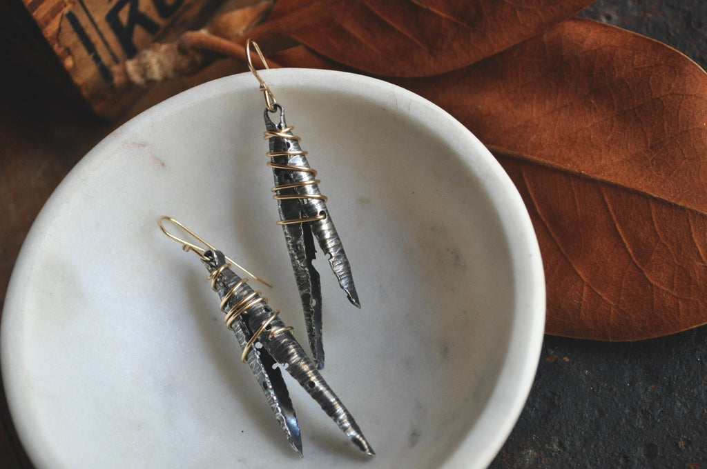 Seed Pod Earrings No. 3 | Ready to Ship - cameraSHY cove