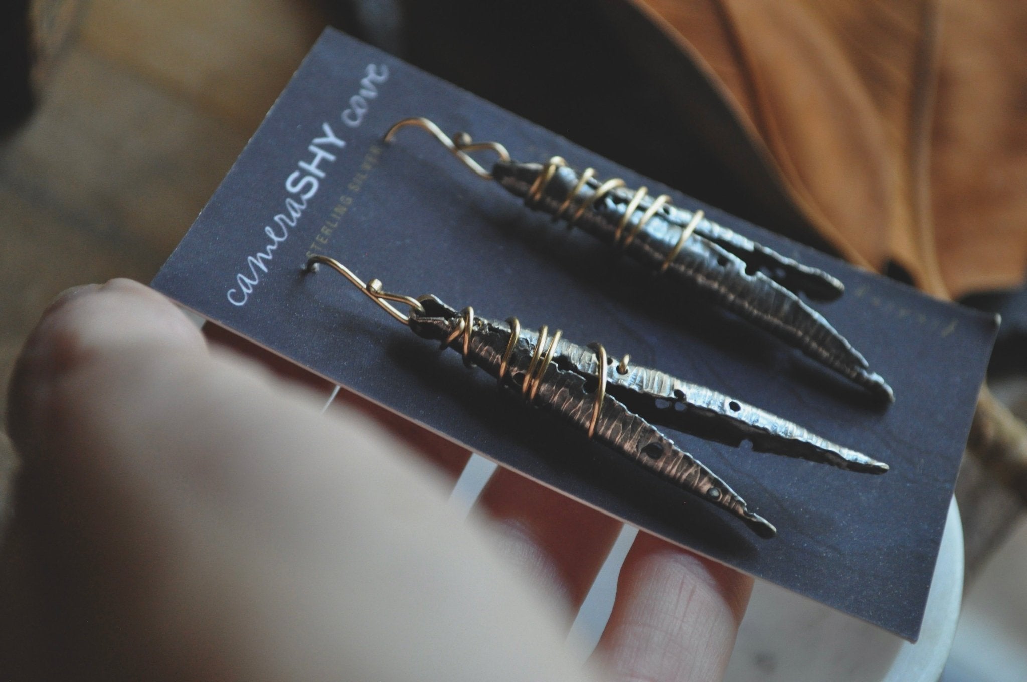 Seed Pod Earrings No. 3 | Ready to Ship - cameraSHY cove