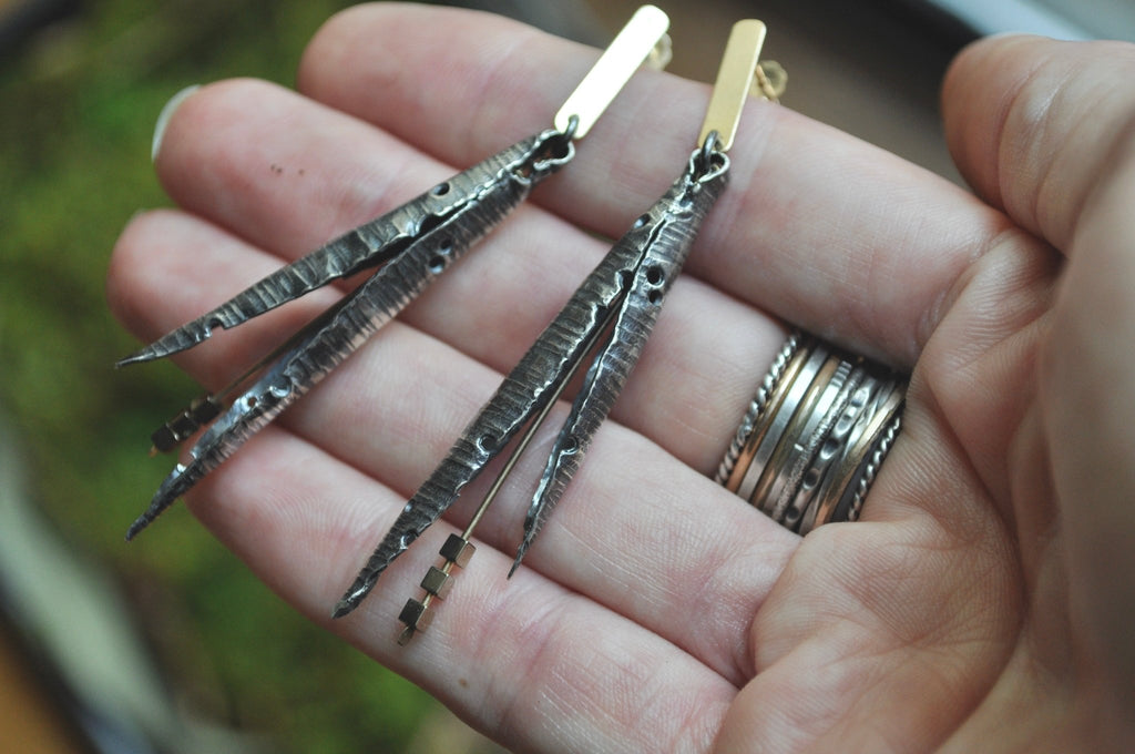 Seed Pod Earrings No. 4 | Ready to Ship - cameraSHY cove