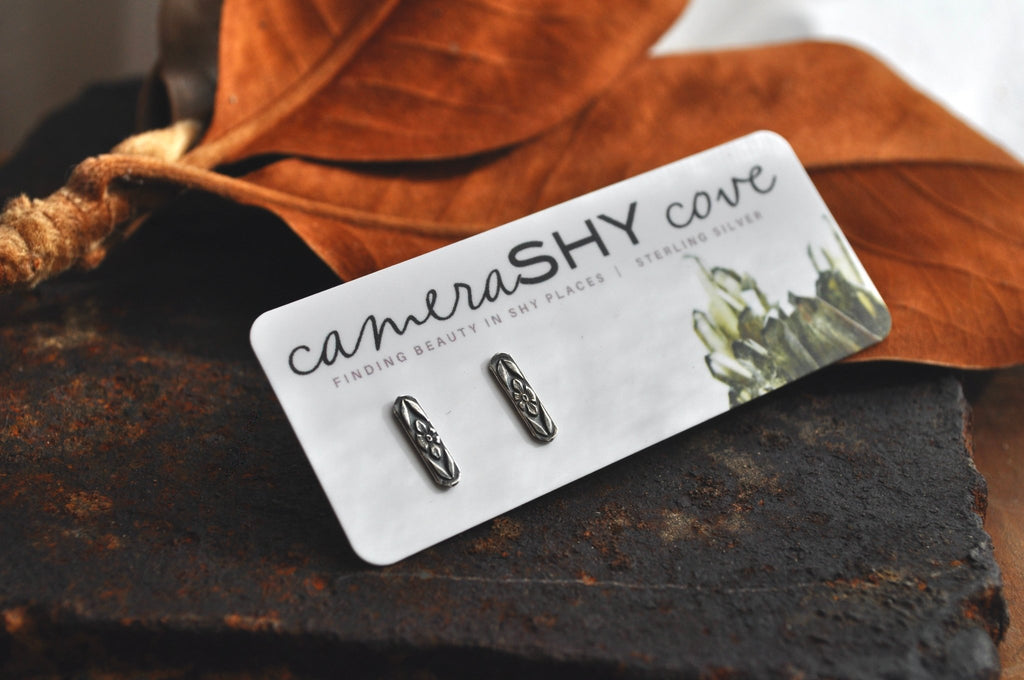 Sliver Studs | Ready to Ship - cameraSHY cove