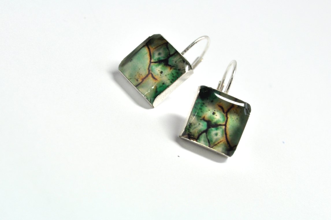 TERRA. Leverback Earrings. Made to order - cameraSHY cove