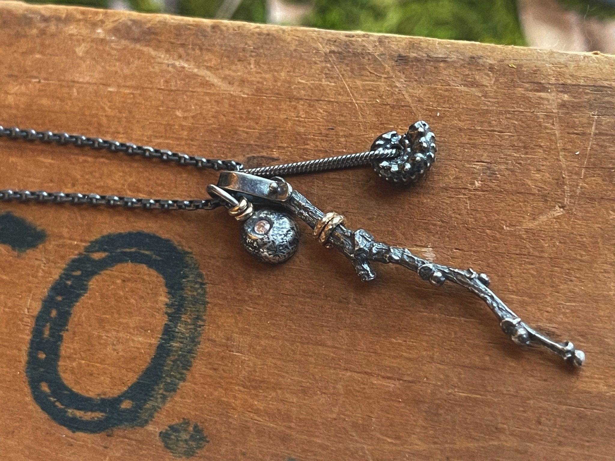 Trail Necklace | Mixed Metal | Ready to Ship - cameraSHY cove