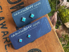 Turquoise | Beatrix studs | Ready to ship - cameraSHY cove