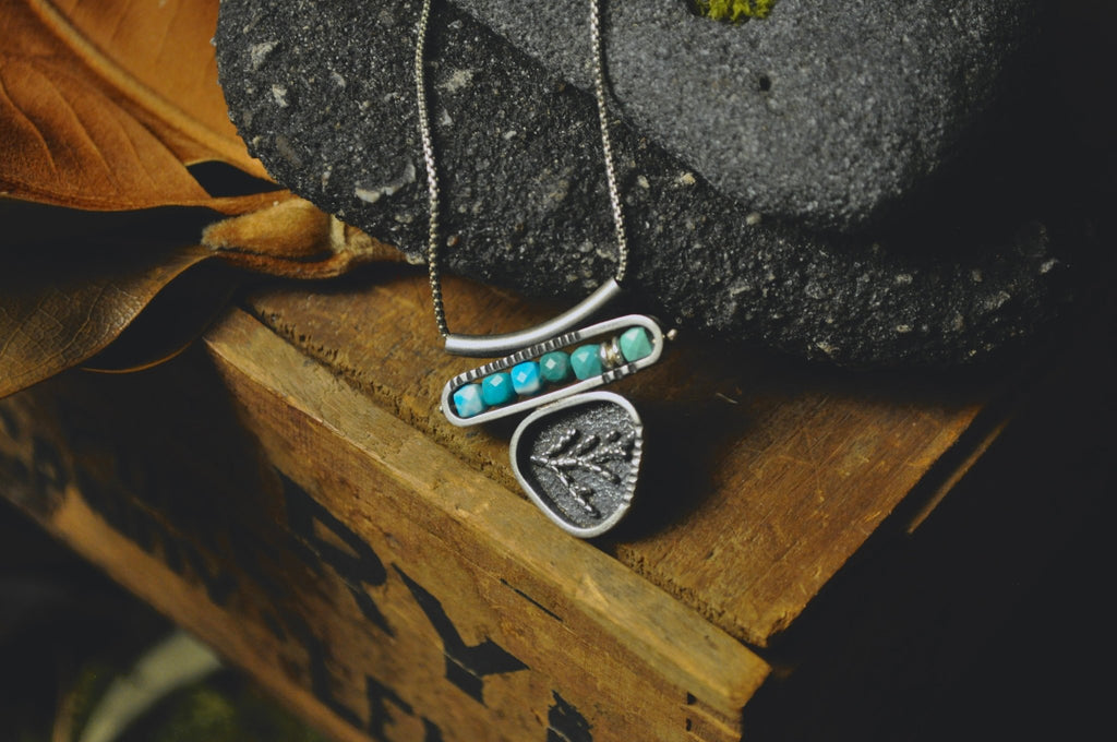 Turquoise Thicket Necklace | Ready to ship - cameraSHY cove