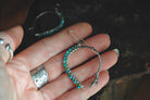 Turquoise | Twig Ridge Hoops | Ready to Ship - cameraSHY cove
