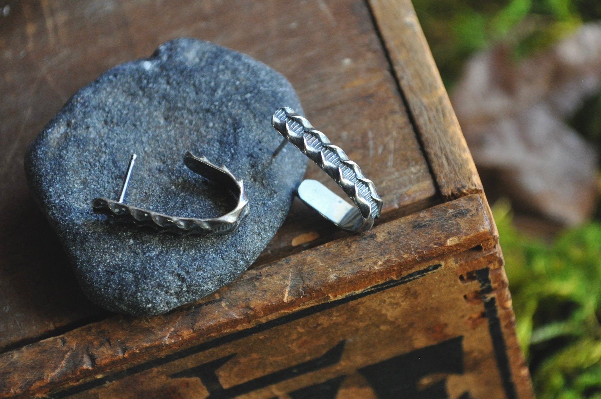 Twine twist Hoops No.2 | Ready to Ship - cameraSHY cove