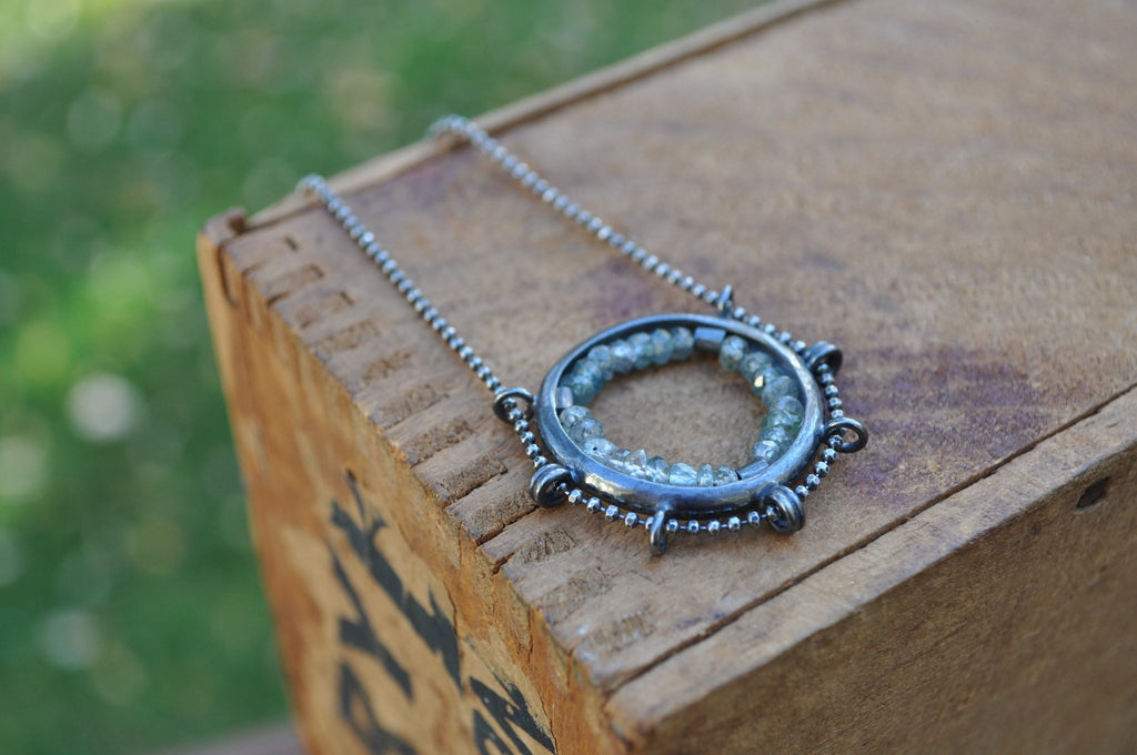 Zircon | Suspension Necklace | Ready to Ship - cameraSHY cove